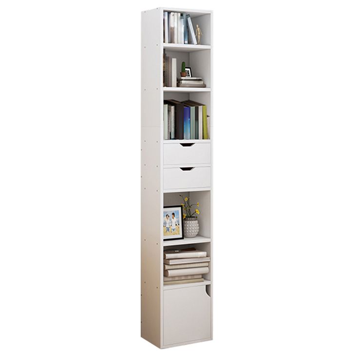 Closed Wooden Bookshelf Modern Minimalist Home Corner Bookcase
