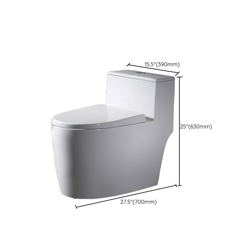 Modern Seat Included Flush Toilet All-In-One White Urine Toilet for Bathroom