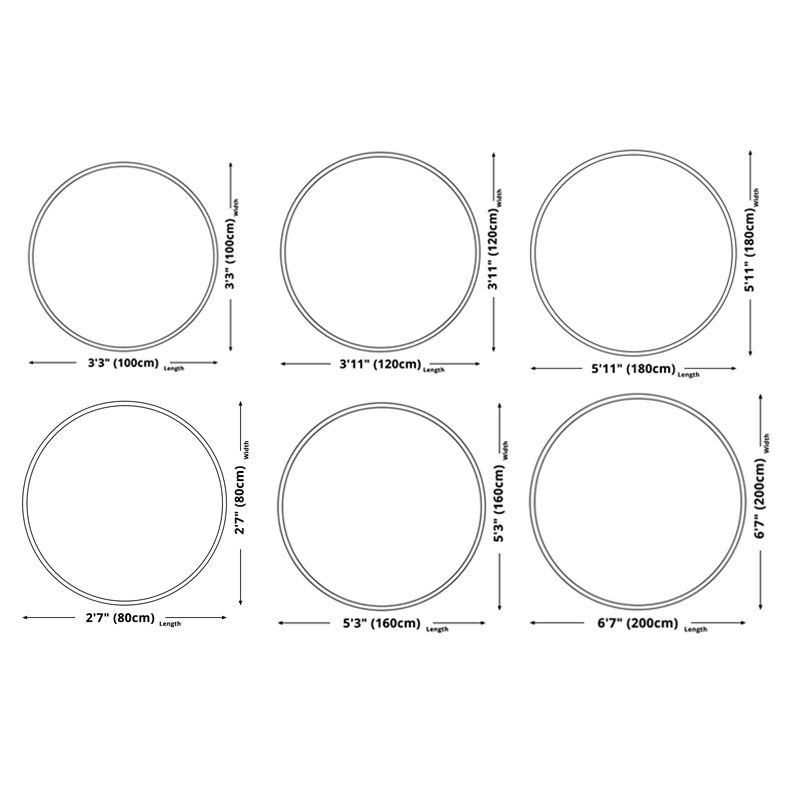 Round Grey Tone Simple Area Rug Polyester Ink Traces Rug Non-Slip Backing Indoor Rug for Living Room