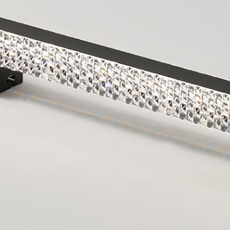 Stile minimalista Iron Vanity Mirror Light Geometry Rettangolo LED Vanity Lampada per camera da letto