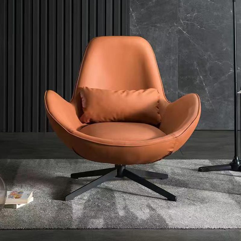 Faux Leather Chair31.8" L x30.3"W x33.4"H Swivel Chair for Living Room