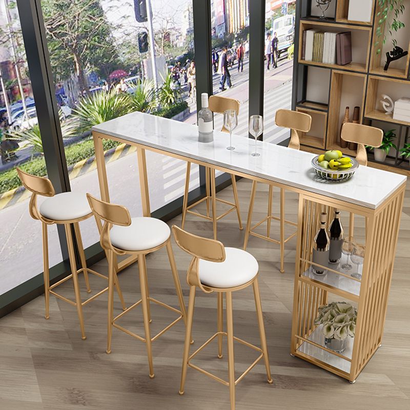 Contemporary Table and Stool Set 1/2/3 Pieces Pub Dining Set