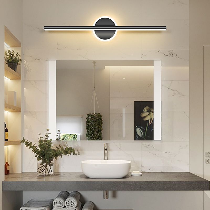Nordic Modern Mirror Light Long Strip Mirror Lamp Fixture for Bathroom