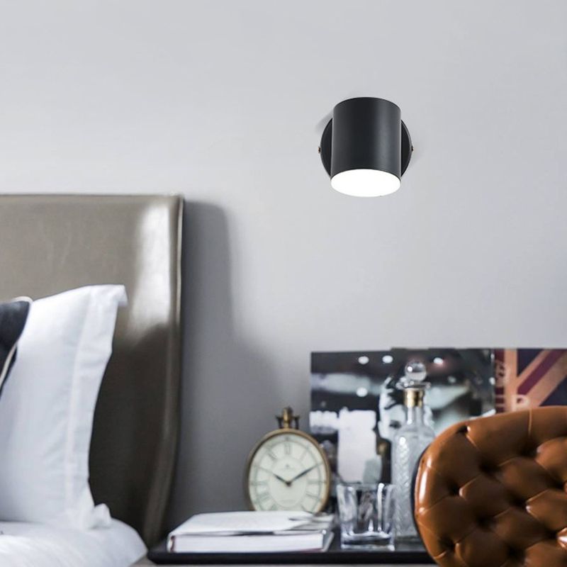 Luminaire à applique cylindrericale Métal de style moderne 1 appliques lumineuses