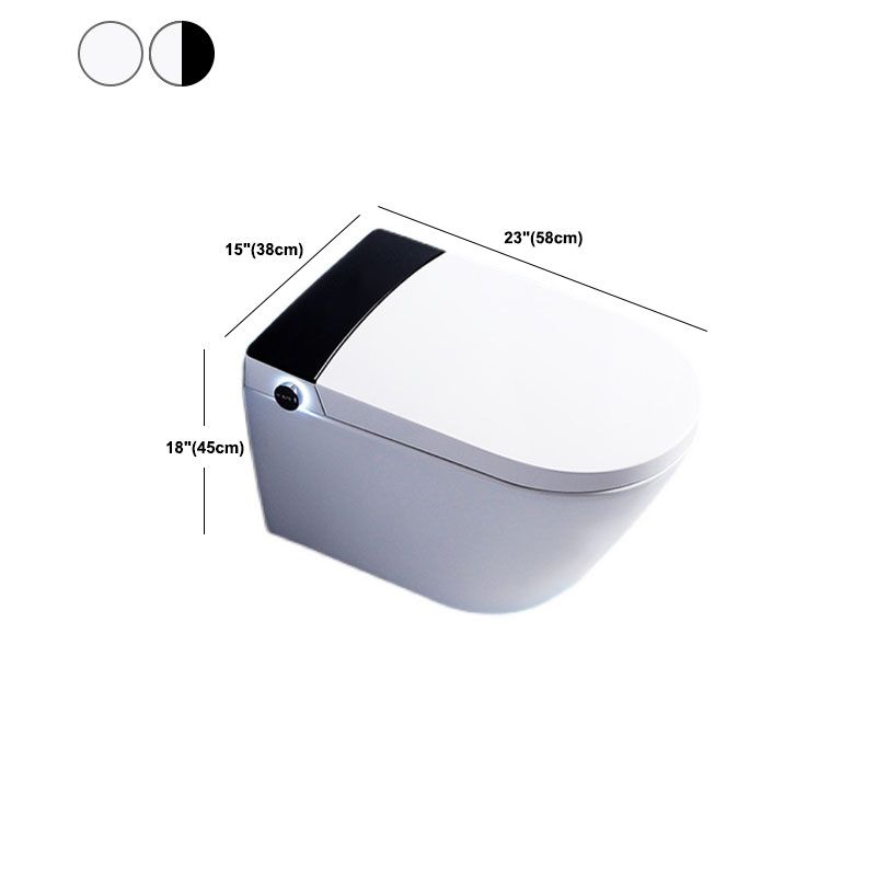 Wall Mount Modern Flush Toilet One-Piece Toilet Toilet Bowl for Washroom