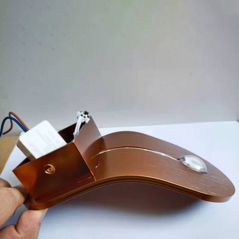 Bend wandgemonteerde lamp Postmoderne eenvoud aluminium wandmontage lamp voor woonkamer