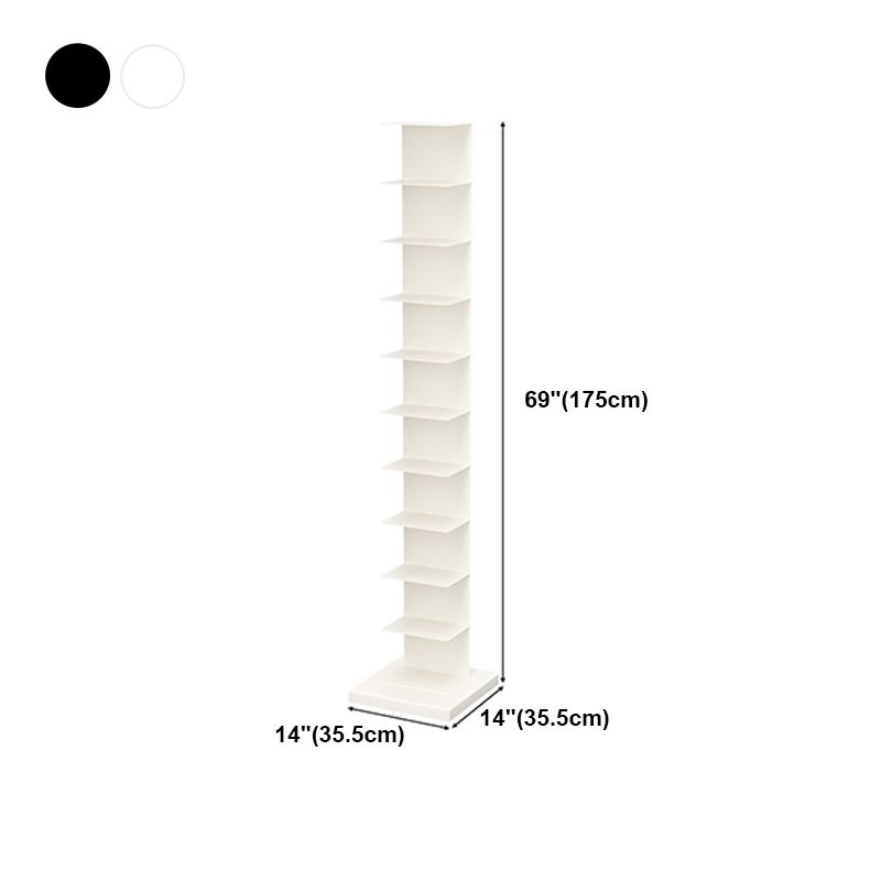 13.19"W Bookshelf Contemporary Style Invisible Bookcase for Home Office