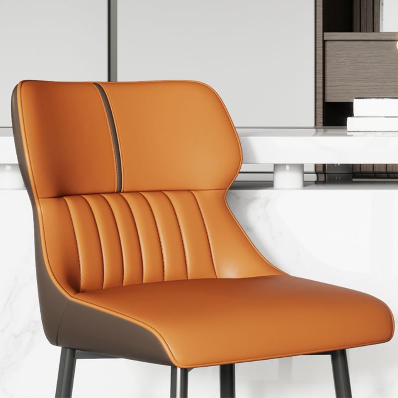 Modern Leather Bar Stool Upholstered Counter Stool for Bristol