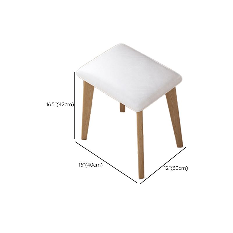 4-Drawers Mirrored Dressing Table Glass Top Make-up Vanity Stool Set