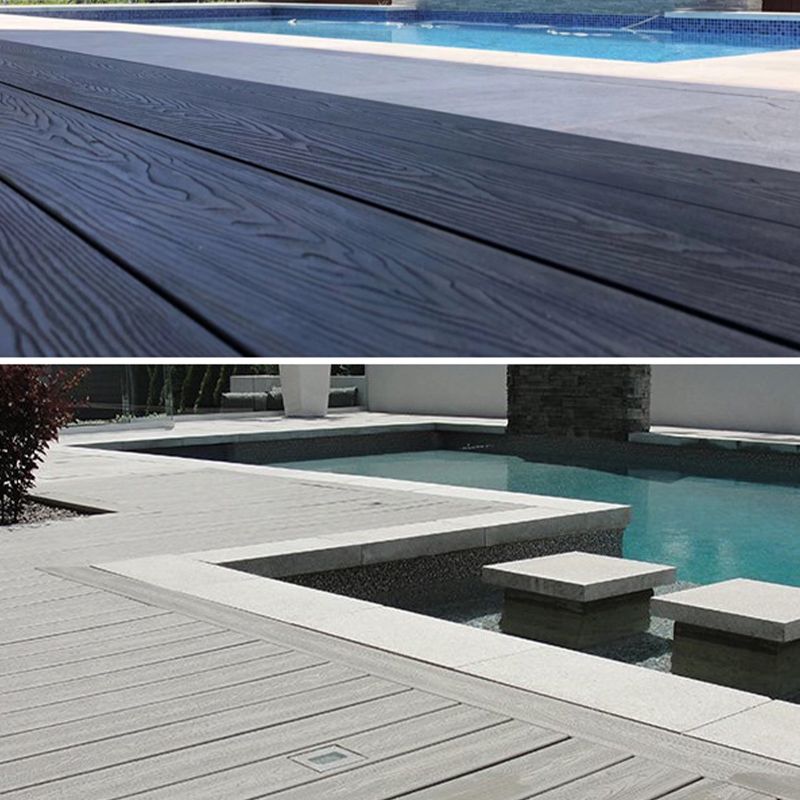 Outdoor Floor Patio Composite Water-resistant Interlocking Deck Plank