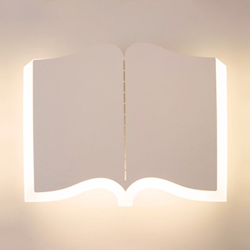 Buch Schatten Metall Wandleuchten moderner Stil 1 Leichtem Wandmontage Beleuchtung