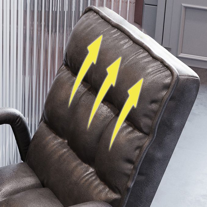 Chaise d'appoint rembourrée de Style contemporain, chaise de salle à manger simple avec bras à dossier solide, pour usage domestique