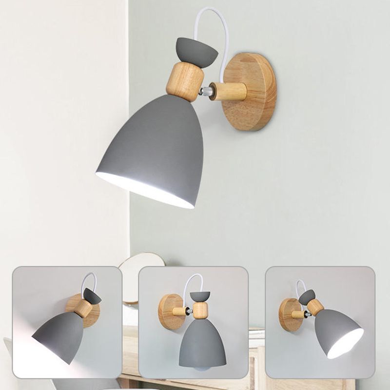 Multi-Colored Wall Sconce Nordic Minimalist Wall Light Sconces for Bedroom