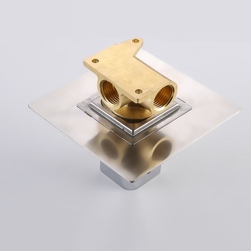 Wall Mounted Metal Waterfall Tub Filler Low Arc Bathroom Faucet