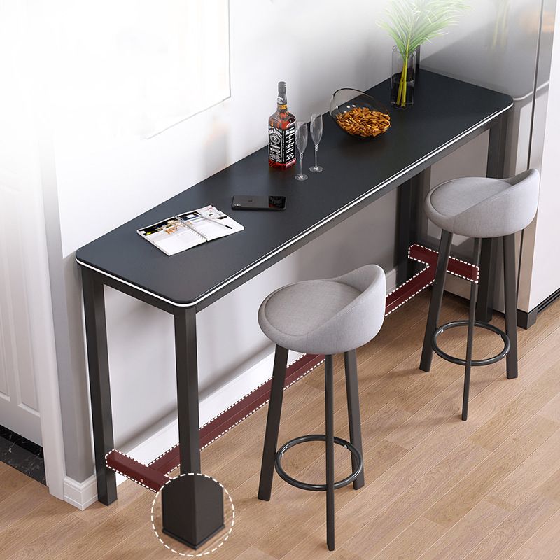 1/3/4/5 Pieces Wood Bar Table Set Matte Finish Modern Bar Set