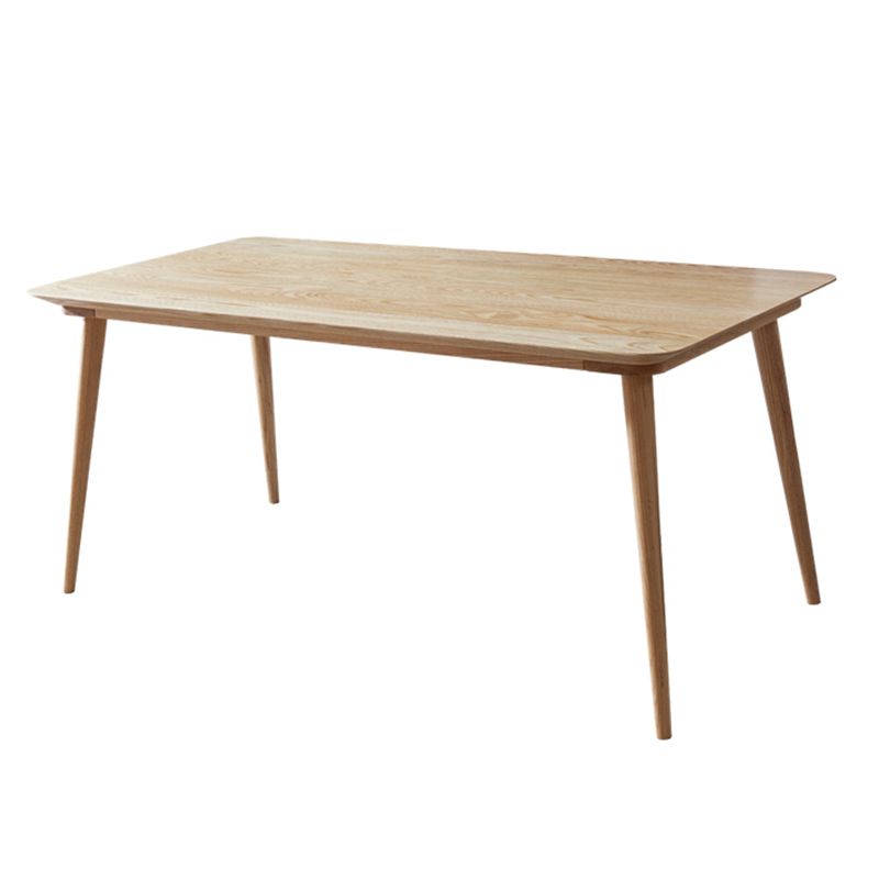 Tavolo da pranzo in legno massiccio glam kaki a forma di rettangolo tavolo da pranzo standard per cucina