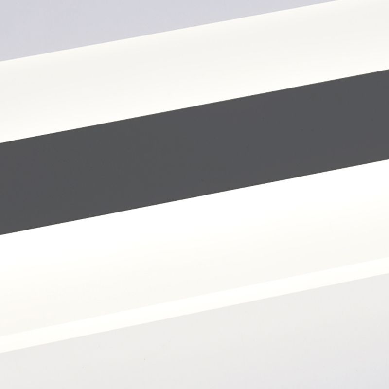 Linearer Schatten Metall Wandleuchter moderner Stil 1- Lichtwandhalterung Beleuchtung