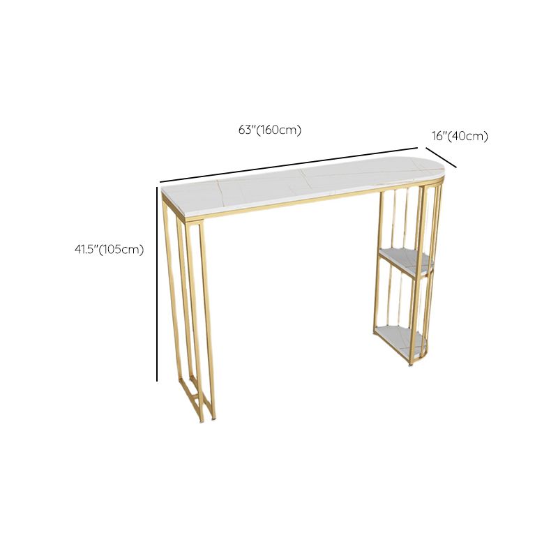 Industrial Bar Table Set 1/3 Pieces Stone Counter Table with Upholstered Stools