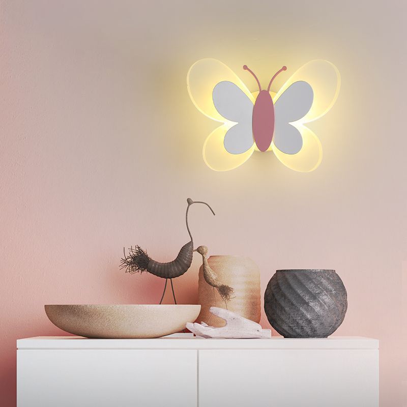 Children Wall Lamp Modern Style Wall Mount Lamp with Acrylic Shade for Kid's Room