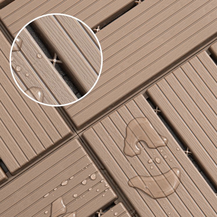 Outdoors Waterproof Laminate Flooring Dark Slip Resistant Laminate