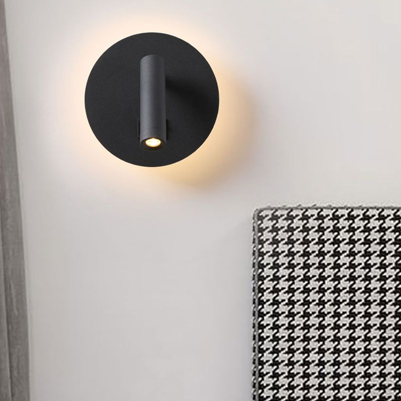 Eisenwandleuchten moderne zwei leichte Wandmontage -Leselampe für Bett