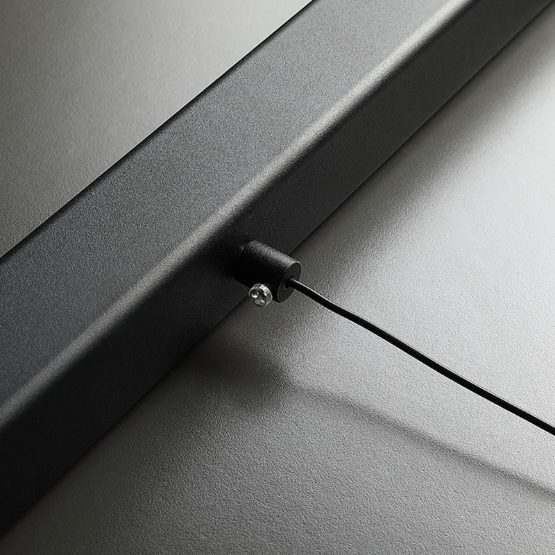 Modern Linear Hanging Island Light LED Hanging Lighting Fixture for Sitting Room