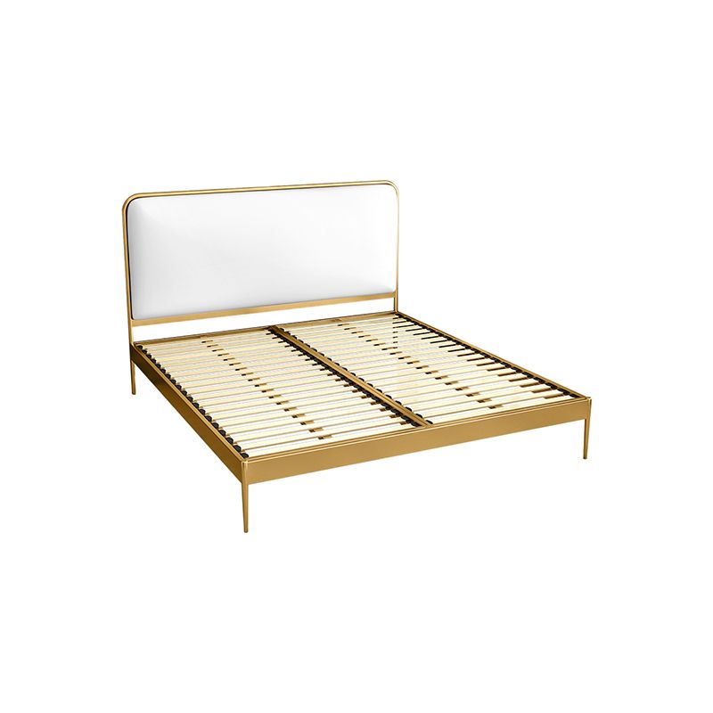 Metal Low Profile Bed Frame 43.31-inch H Wire-Grid Bed with Headboard