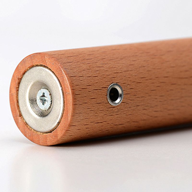 Linear 1 Light Table Lamp Contemporary Wood Nightstand Lamps for Study Room