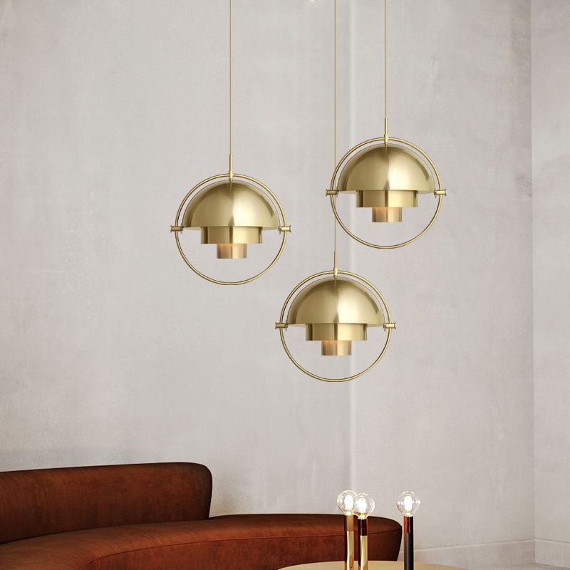 Deformierbares Design kreatives hängendes hanges leichte postmoderne Stil Single Lampe Suspension Anhängerlampe für Schlafzimmer