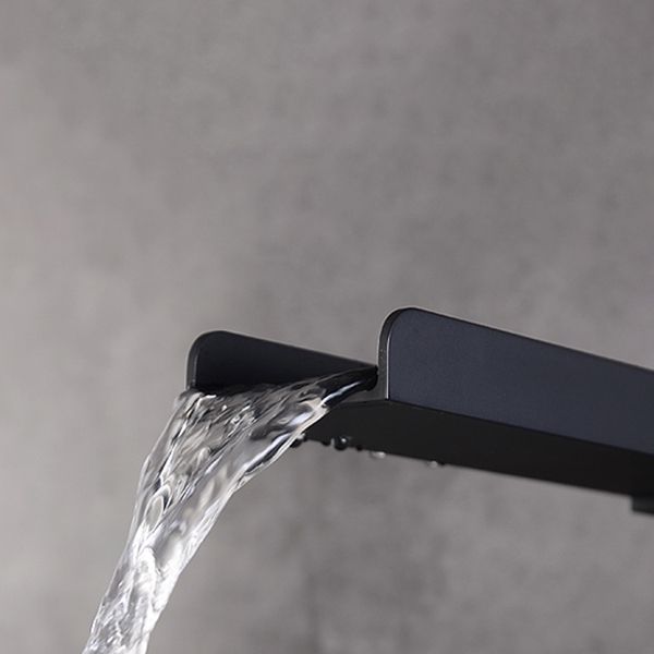 Deck Mounted Bathroom Faucet Modern Style Copper Bathroom Faucet