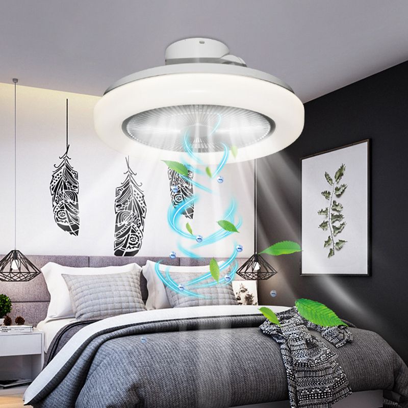 Plafonnage simple de plafond moderne Forme de lampe à lampe à LED Van de ventilateur de plafond pour le salon