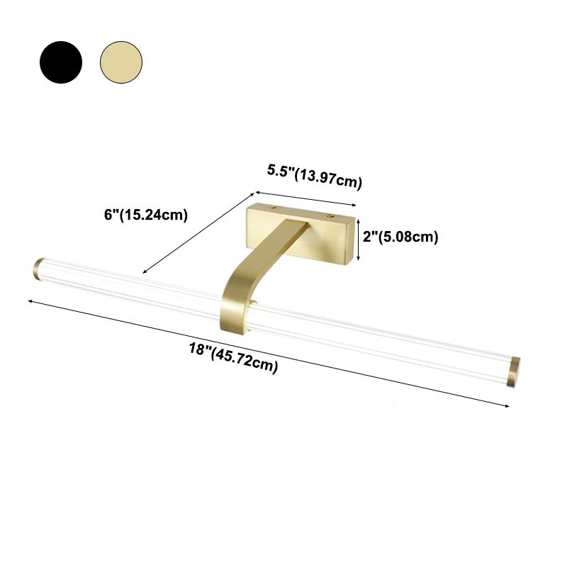 Modern Simple Simple Mirror Lampleught Aiught Makeup Mirror Light per bagno bagno