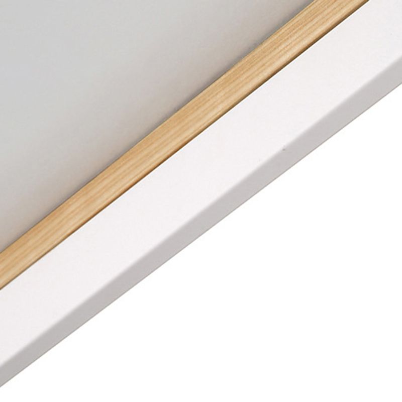 Plafonnier encastré carré en métal de style moderne, 1 tête, montage encastré mené