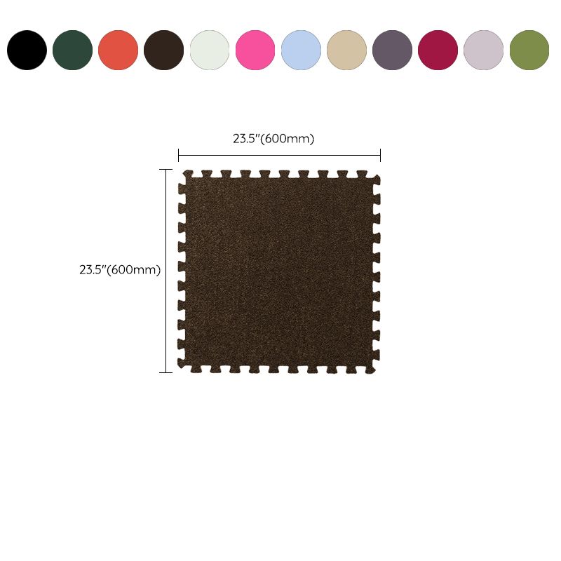 Modern Carpet Tiles Square Interlocking Stain Resistant Carpet Tiles