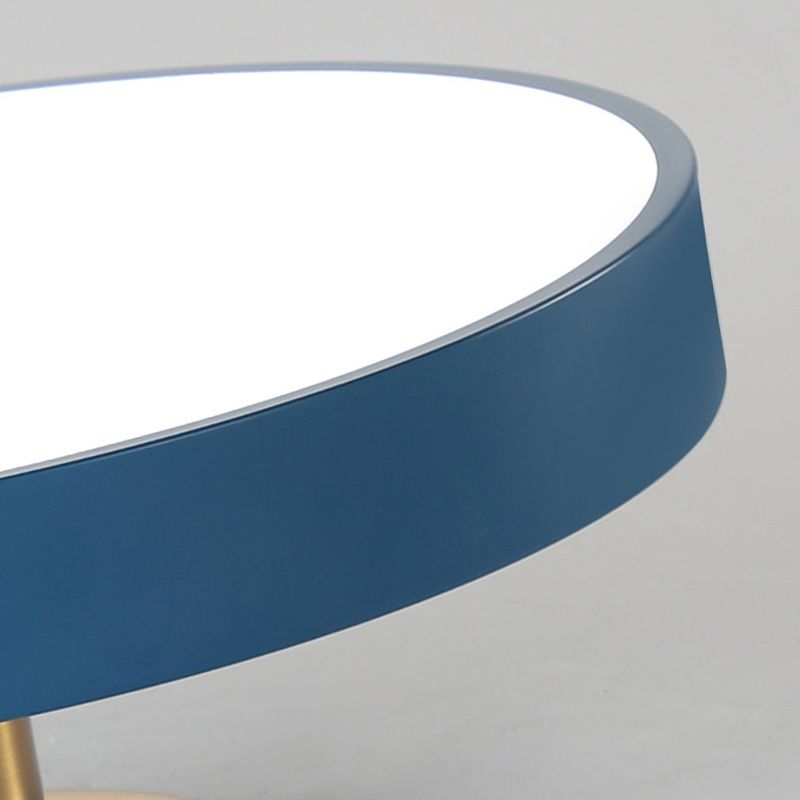 Metalen 1-lichts semi-inbouwlamp Moderne stijl cilinder semi-inbouwplafondverlichting