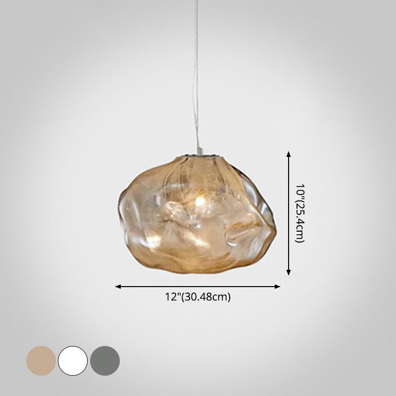 Post Modern Cloud Suspension Lighting Adjustable Cord Hanging Pendant Light