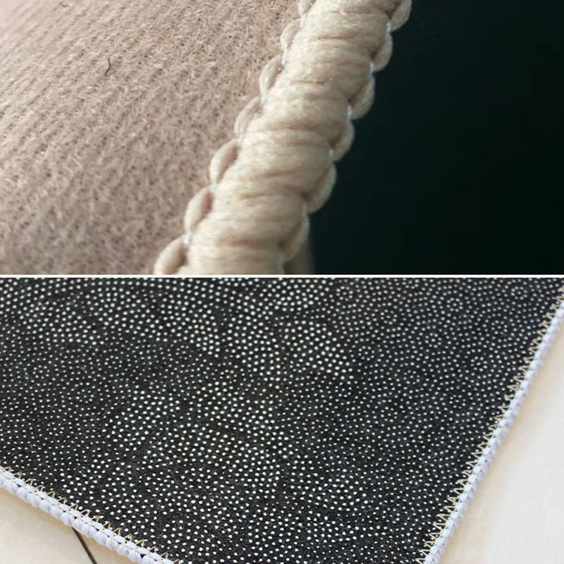 Nordic Modern Carpet Polyester Color Block Carpet Stain Resistant Carpet for Living Room