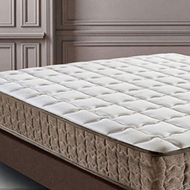 Modern Upholstered Headboard Bed Solid Wood Standard Bed Camelback