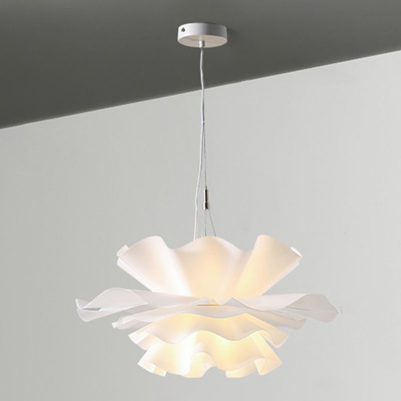 Contemporary 1 Head Acrylic Pendant Light Fitting Suspension Lighting Fixture for Cafe