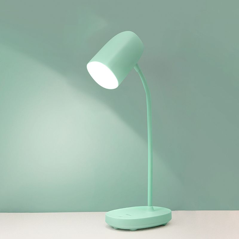 Lampada da tavolo in stile minimalista moderno con porta di plastica USB 1 luce da tavolo per la scrivania
