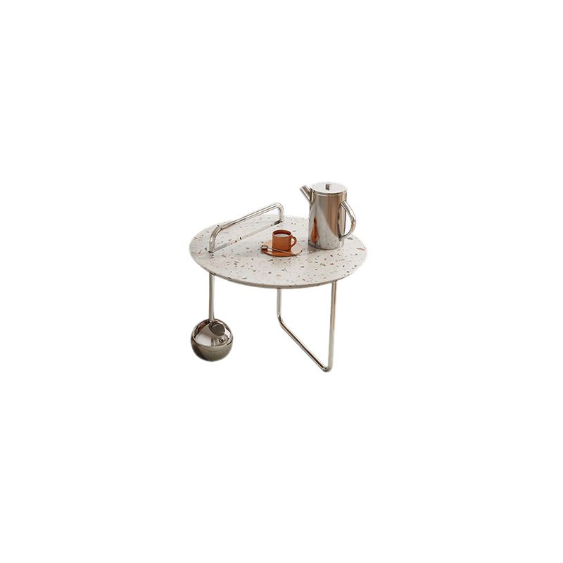 Contemporary Cocktail Table Glass Round Coffee Cocktail Table