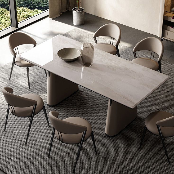 Contemporary Dining Chair Kitchen Open Back Dining Side Chair