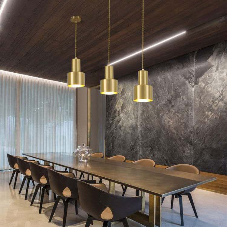 Pendentif de plafond ombré en métal