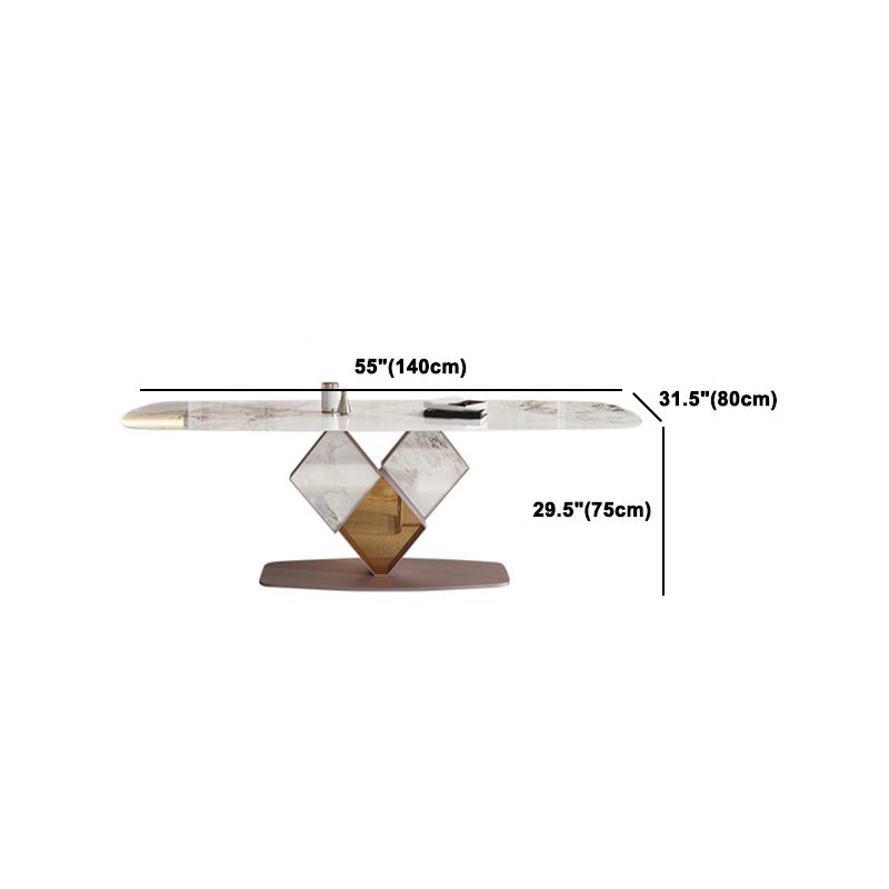 Nordic 1/5/7 Pieces Rectangle Dining Set Sintered Stone Top Dinette Table Set