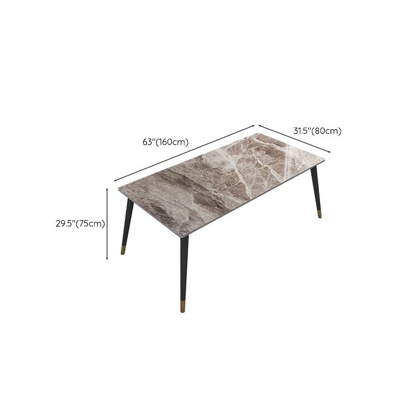 Contemporary 1/2/5/7 Pieces Furniture Stone Rectangle Dining Chairs Set for Home