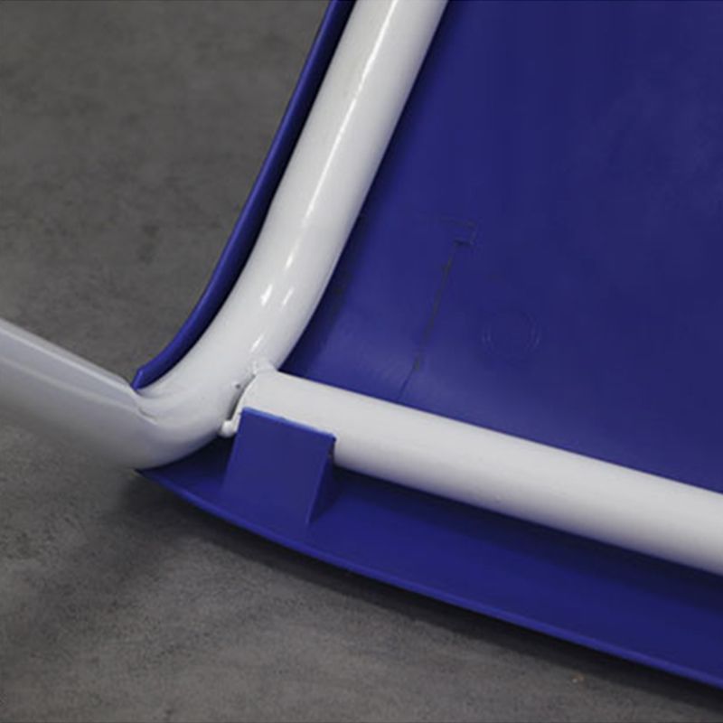Chaises de salle à manger en plastique contemporaines, chaise sans bras latérale à dossier ouvert pour usage au restaurant