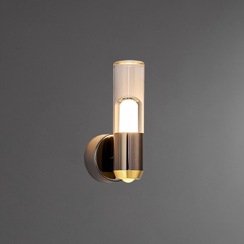 Modern Wall Sconce Cylinder Sconce Lighting with Metal for Bedroom