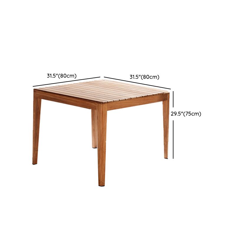 Bohemian Style Wood Dining Table Set 1/4/7/10 Pieces Dining Table Set for Outdoor