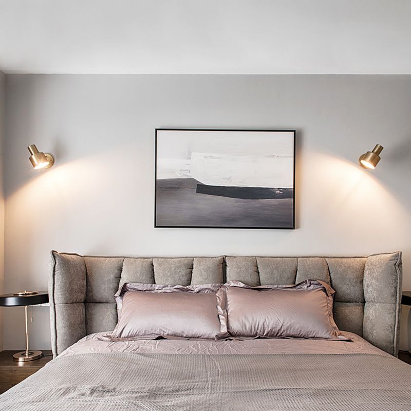 Illuminazione da parete per pareti cilindri in stile minimalista Illuminazione a parete da letto in metallo