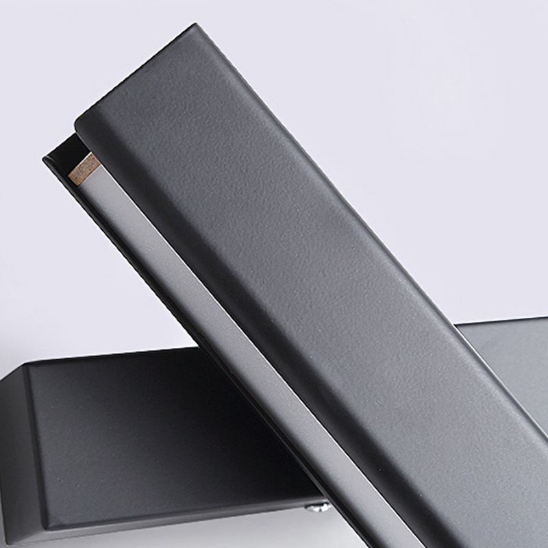 Metal Square Shape Wall Sconce Modern Style 1 Light Wall Light Fixture